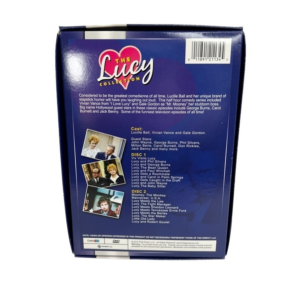 The Lucy Collection 2 Disc DVD Set Sitcom Comedy Episodes - Picture 7 of 9